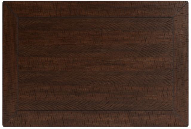 Signature Design by Ashley® Valebeck Brown Counter Height Dining Table with White Pedestal -7