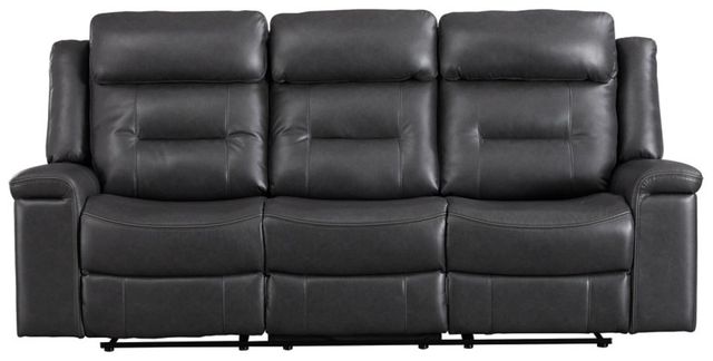 Signature Design by Ashley® McAdoo Charcoal Power Reclining Sofa-1