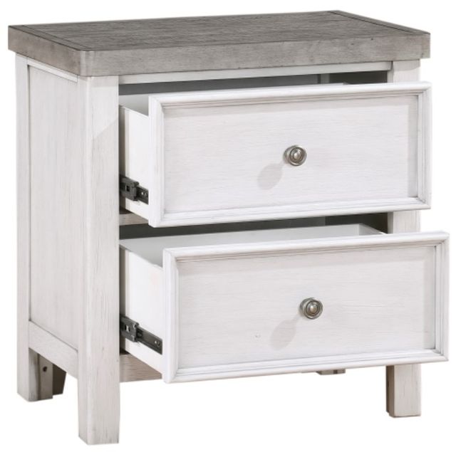 Homelegance® Ambrose Antique Gray/Antique White Nightstand-3