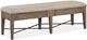 Magnussen Home® Paxton Place Dovetail Grey Upholstered Bench-1