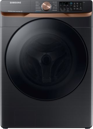 Samsung 8300 Series 5.0 Cu. Ft. Brushed Black Front Load Washer with Super Speed Wash and Steam