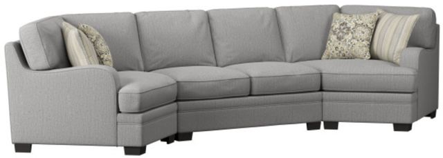 Emerald Home Analiese 3-Piece Light Gray Cuddler Sectional-0