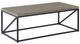 Coaster® Birdie 3-Piece Sonoma Gray Occasional Table with Black Base Set-3