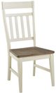 A-America® Bremerton Oyster/Saddle Dust Splatback Dining Side Chair-0