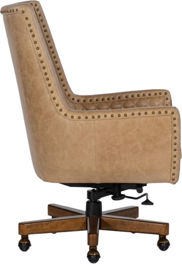 Hooker® Furniture EC Kent Venerando Bisque Executive Swivel Tilt Chair-1