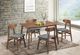 New Classic® Home Furnishings Morocco 5-Piece Gray/Walnut Dining Set-1