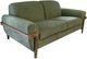 International Furniture Direct Loft Brown Olive Green Loveseat-0
