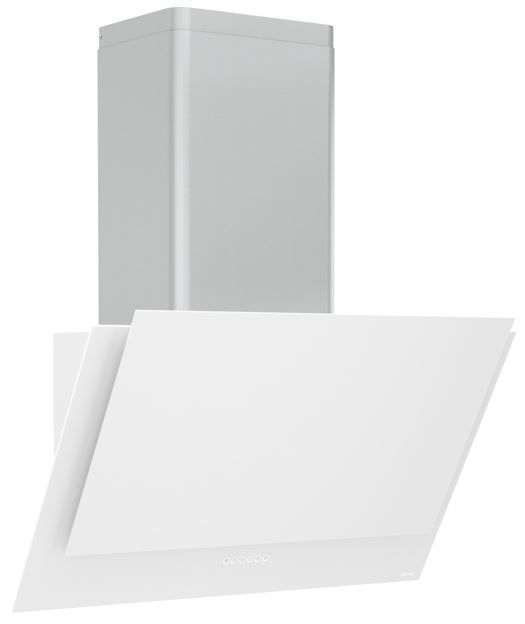 Zephyr Designer Collection Apex 36" Matte White Glass Wall Mounted Range Hood-3