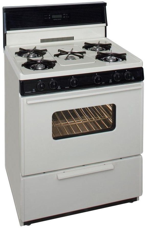 Premier 30" Biscuit Freestanding Gas Range-1