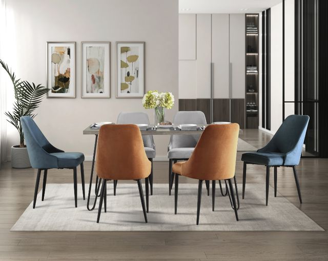 Homelegance® Keene Orange Dining Side Chair-3