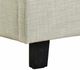 Elements International Erica Natural Upholstered Queen Platform Bed-4