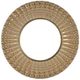 A & B Home Aubrey Gold Round Mirror-0