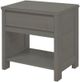 Crate Designs™ Furniture WildRoots Graphite Finish 24" Night Table-0