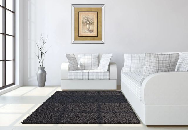 Classy Art White Bounty Il By Vivian Flasch Mirror Framed Wall Art-2