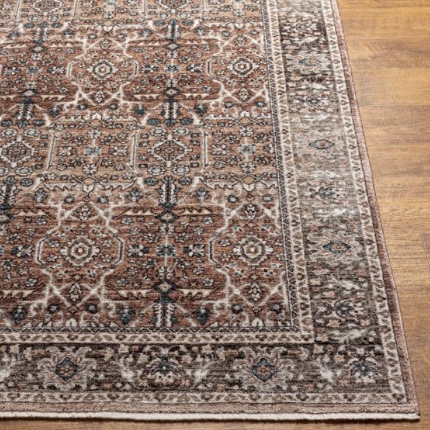 Surya Carlisle Medium Brown 4'x6' Area Rug-1