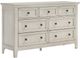 Intercon San Mateo Rustic White Youth Dresser-0