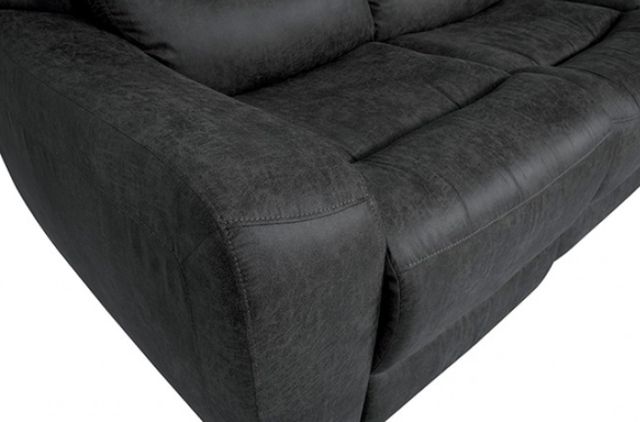 Furniture of America® Demetrius Dark Gray Power Sofa-3