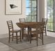 Steve Silver Co. Java Brown Counter Height Dining Set with 4-Piece Joanna Counter Height Chairs -1