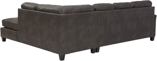 Signature Design by Ashley® Navi 2-Piece Smoke Right-Arm Facing Sectional and Chaise-1