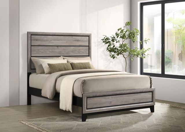 Coaster® Valen Light Taupe Youth Full Panel Bed-1