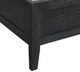 Elements International Versailles Contemporary Black Queen Panel Bed-4