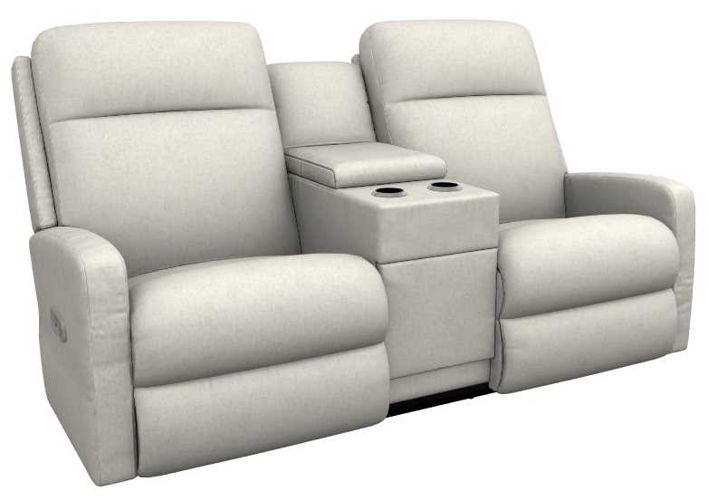 La-Z-Boy® Finley Parchment Power Wall Reclining Loveseat with