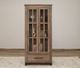 International Furniture Direct Natural Parota Brown Cappuccino Cabinet-2