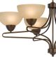 Cal® Lighting & Accessories Romano 6-Light Bone Chandelier-1