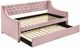 ACME Furniture Lianna Pink Youth Twin Daybed with Trundle-4