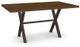 Amisco Customizable Alex Solid Birch Table with 1.63" Thick Tabletop-0