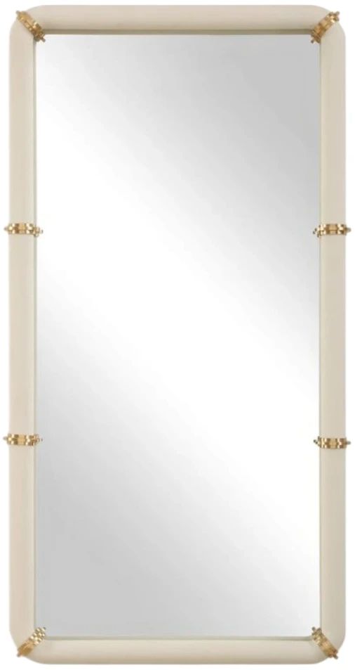 Uttermost® Cyprus White Mirror-0