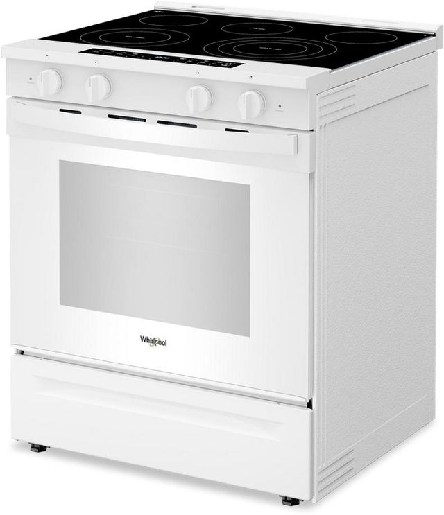 Whirlpool® 30" White Slide-In Electric Range-1