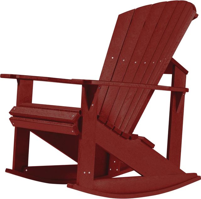 C.R. Plastic Generation Line Burgundy Addy Rocker-1
