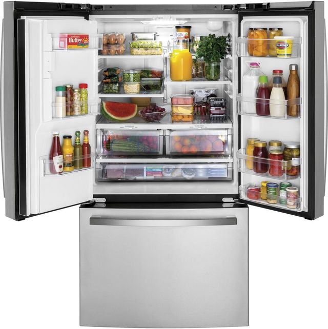 GE® 25.6 Cu. Ft. Fingerprint Resistant Stainless Steel French Door Refrigerator-2