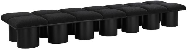 Meridian Furniture Pavilion 14-Piece Black 109" Modular Bench Set-0
