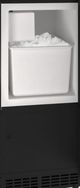 U-Line® ADA Series 15" 25 lb. Black Solid Ice Maker-1