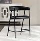 Classic Home Preston Black/Jet Black 26" Counter Stool-1