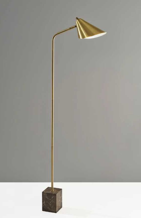 Adesso® Hawthorne Brown Floor Lamp-4