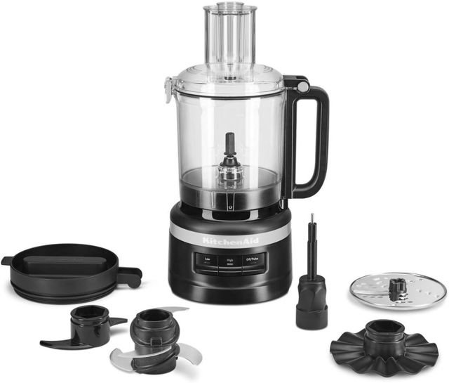 KitchenAid® 9-Cup Black Matte Food Processor-0