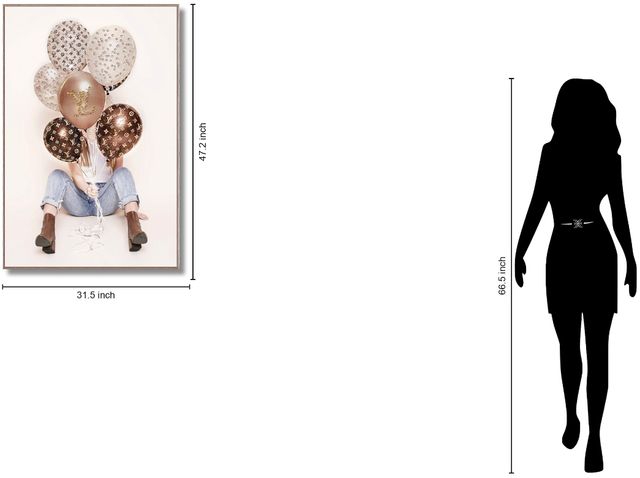 Classy Living Glamalicious Fashion Balloons Wall Art-2