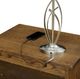 Country Classic Collection Customizable Mission Nightstand with Slide Out Top-2