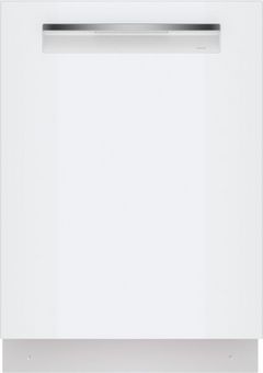 Bosch® 800 Series 24" White Top Control Built In Dishwasher