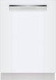 Bosch® 800 Series 24" White Top Control Built In Dishwasher-0