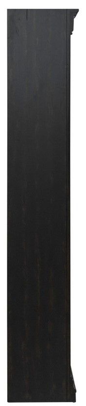 Liberty Furniture Meritage Aged Charcoal/Caramel Bunching Bookcase-3