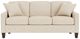 Flexsteel® Moxy White Moondust Sofa with Straight Track Arms-1