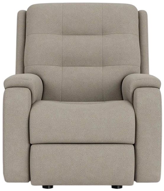 Flexsteel® Arlo Fossil Power Rocking Recliner with Power Headrest and Lumbar-1