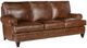 Bradington-Young Carrado Cognac 8-Way Tie Stationary Sofa-0