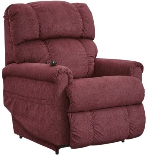 La-Z-Boy® Pinnacle Platinum Sangria Power Lift Recliner-0