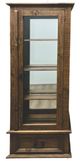 Million Dollar Rustic Brown Gun Curio Cabinet-0