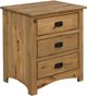 Country Classic Collection Customizable Mission 3-Drawer Nightstand-0